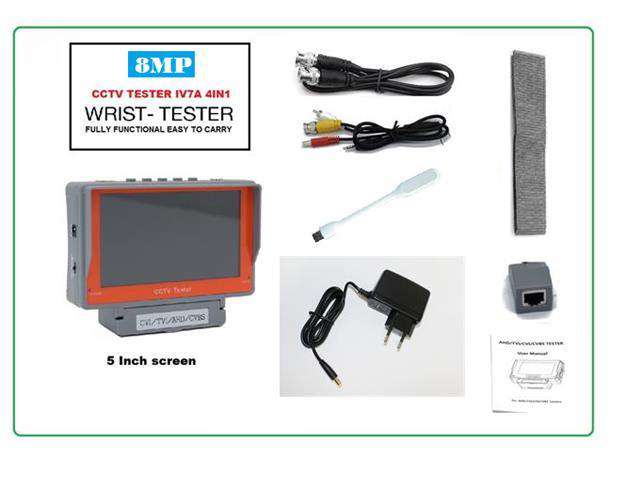 CCTV TESTER IV7A 8.0MP 4IN1 - Environmental Test Equipment -