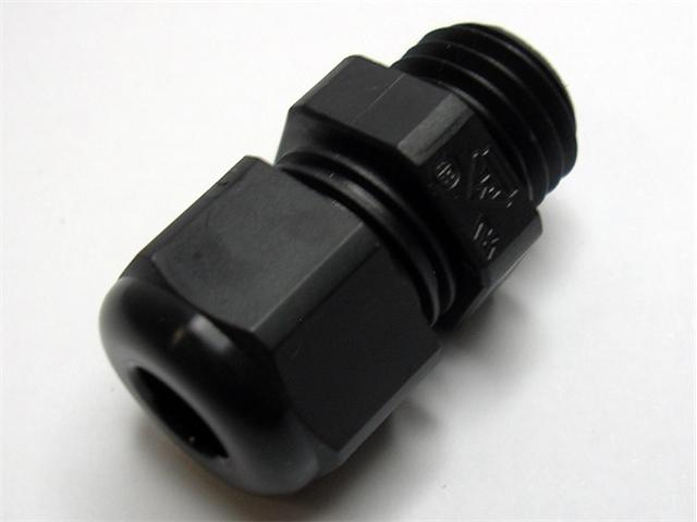CGP-M12X1,5-03-BK - Cable Glands, Strain Relief & Grommets -
