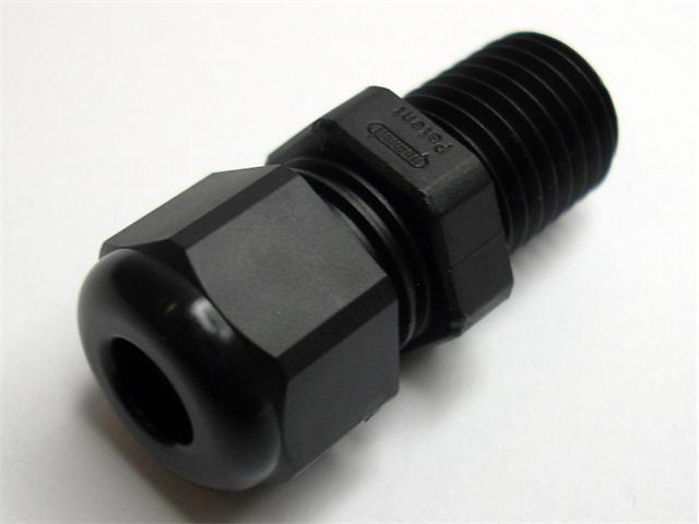 CGP-M12X1,5L-03-BK - Cable Glands, Strain Relief & Grommets -