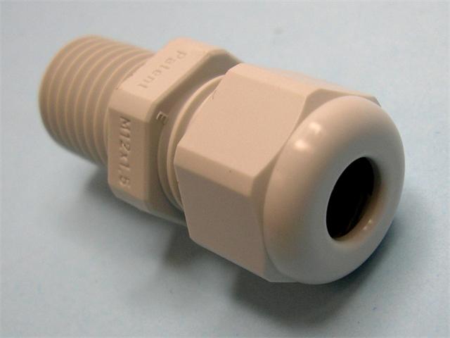 CGP-M12X1,5L-03-GY - Cable Glands, Strain Relief & Grommets -
