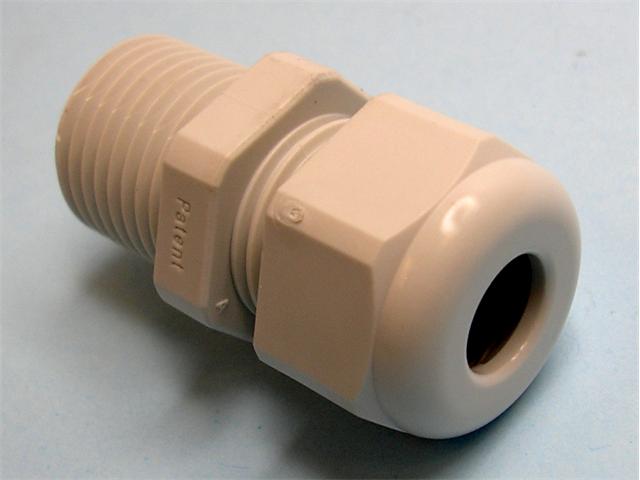 CGP-M16X1,5L-05-GY - Cable Glands, Strain Relief & Grommets -