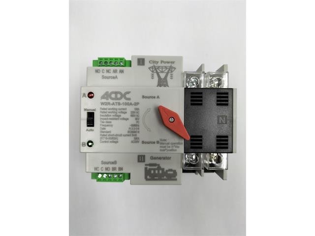 CHANGEOVER SWITCH 2P100 ATS - Solar -