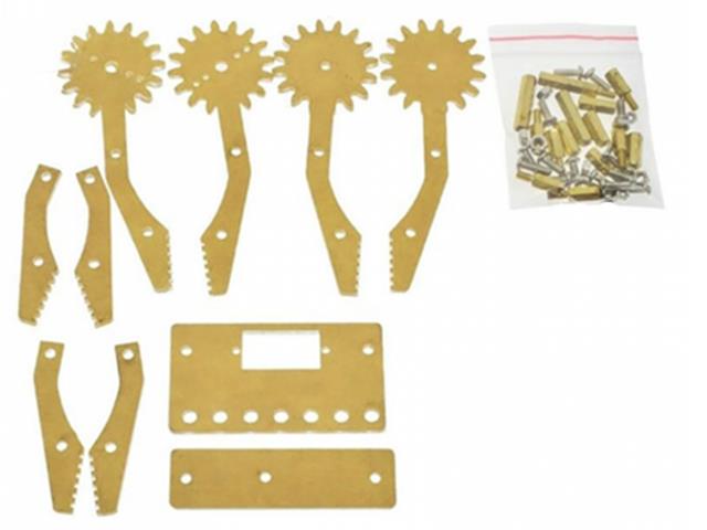 CMU ACRYLIC ROBOT CLAW FOR SG90 - Robot Claw -