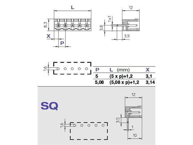 CPM5-8SQE - Terminals -