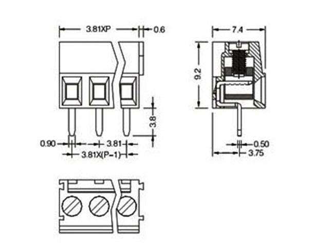 CPP3,81-3E - Terminals -