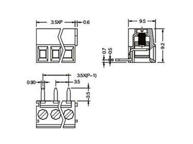 CPP3,81-3SQE - Terminals -