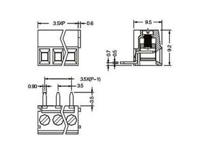 CPP3,81-3SQE - Terminals -