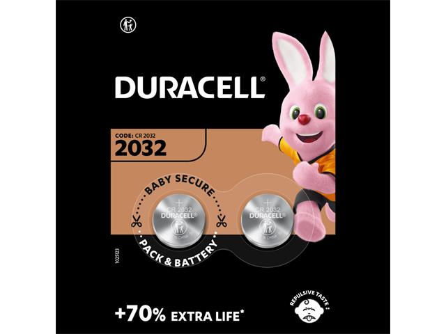CR2032BP2 DURACELL - Batteries - 5000394203921