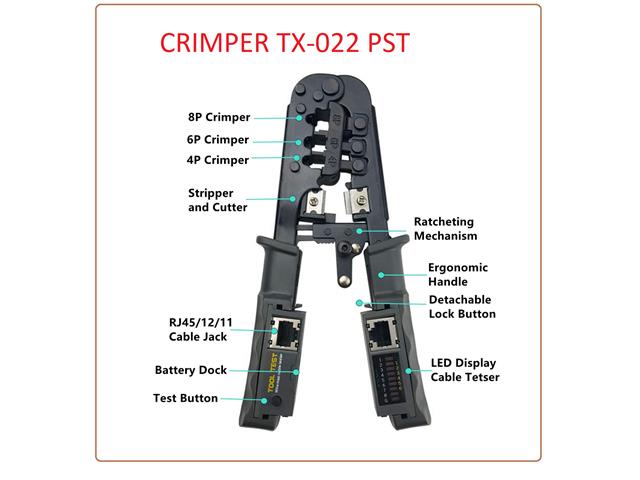 CRIMPER TX-022 PST - Crimpers -