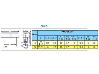 CRYB15W 4R7 5% - Resistors -