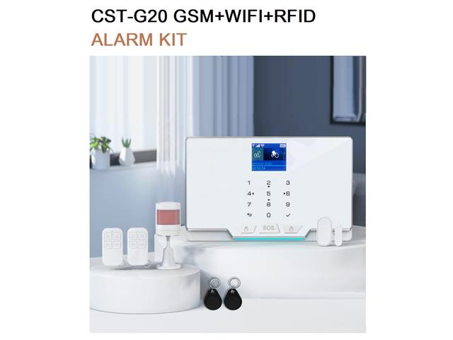CST-G20 GSM+WIFI+RFID ALARM KIT - Alarms & Accessories -