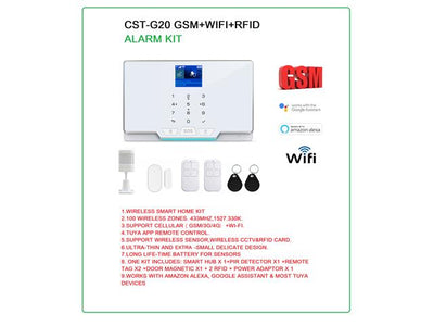 CST-G20 GSM+WIFI+RFID ALARM KIT - Alarms & Accessories -