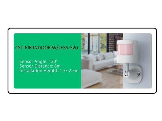 CST-PIR INDOOR W/LESS G20 - Alarms & Accessories -