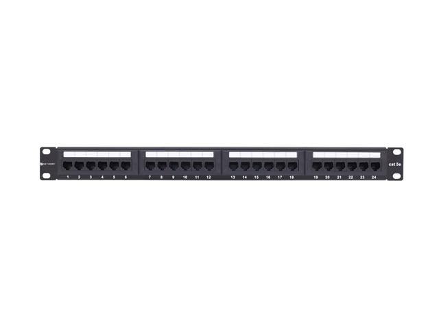 CTX-24P PATCH PANEL CAT5E - Network Switches Racks & Accessories -