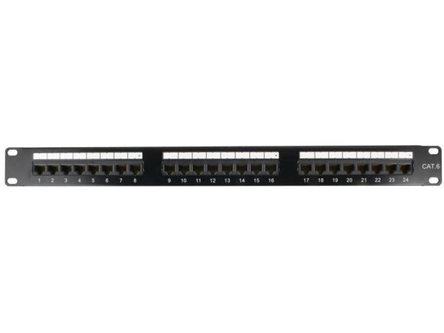 CTX-24P PATCH PANEL CAT6E - Network Switches Racks & Accessories -