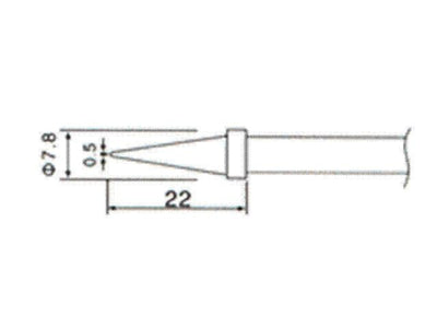 CXD99 C2 - 2 TIP - Solder Irons & Tips -