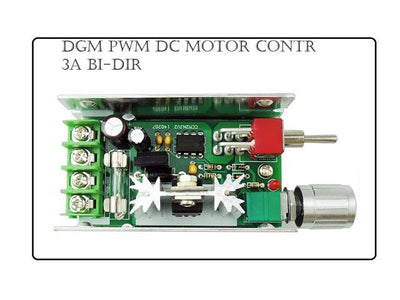 DGM PWM DC MOTOR CONTR 3A BI-DIR - Motors, Motor Drivers & Controllers -
