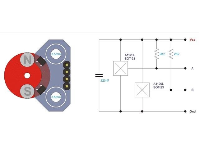 DGU QUADRATURE ENCODER - Robot Sensors -