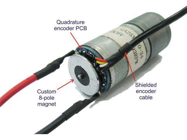 DGU WILD THUMPER MOTOR 34:1+ENCO - Motors, Motor Drivers & Controllers -
