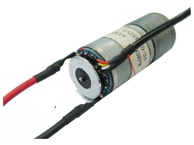 DGU WILD THUMPER MOTOR 75:1+ENCO - Motors, Motor Drivers & Controllers -