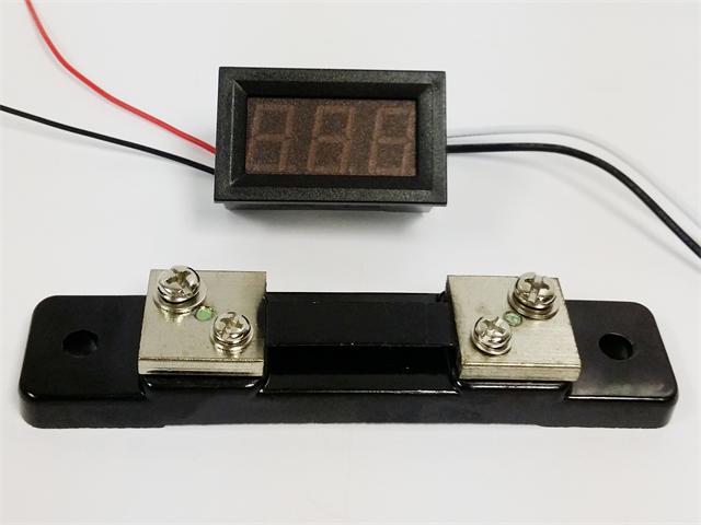 DPM DIGITAL AMP METER 50A RED - Panel Meters -