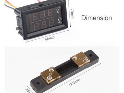 DPM/HKD DIGITAL DUAL 100V 50A RB - Panel Meters -