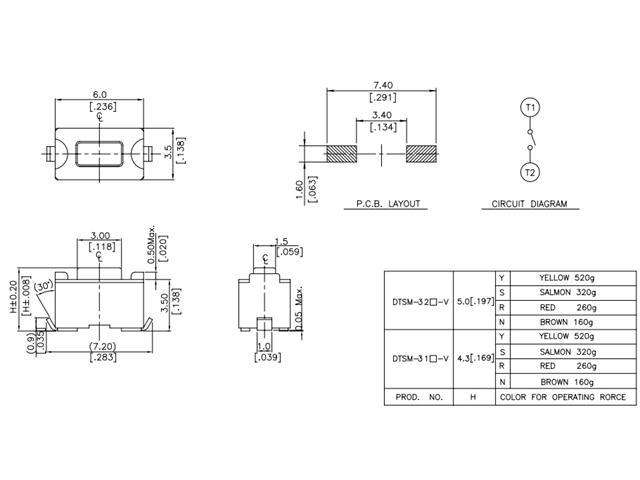 DTSM32N - Switches -