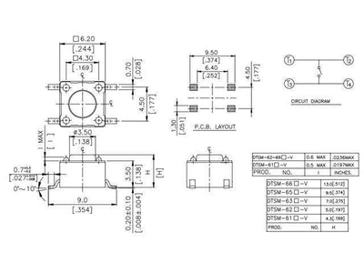 DTSM61R - Switches -