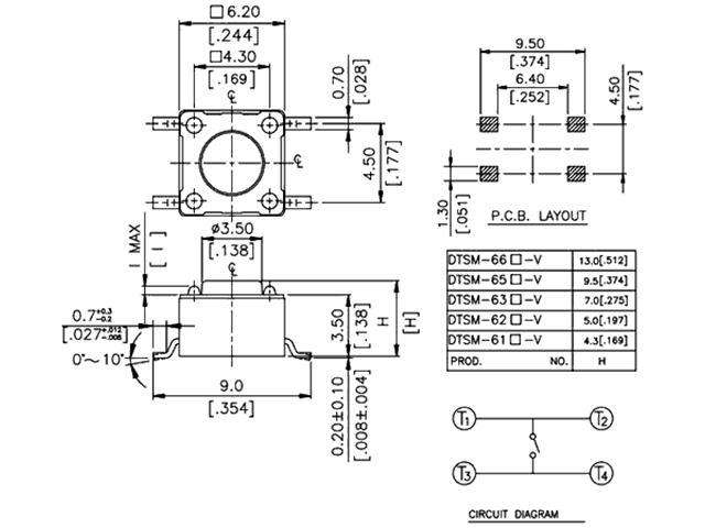 DTSM62N - Switches -