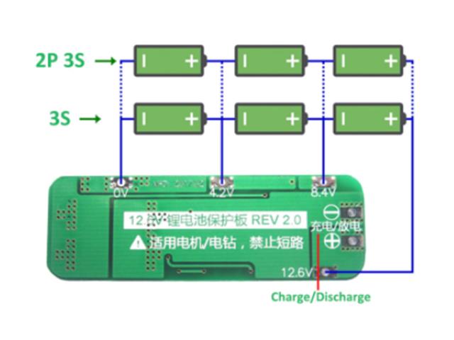 HKD 3S LITH BATT CHARGE/PROT 10A