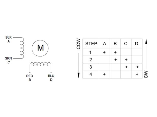 HKD STEPPER MOTOR 48MM NEMA 17