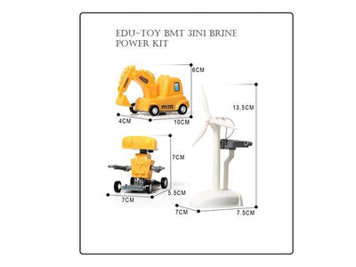 EDU-TOY BMT 3IN1BRINE POWER KIT - Educational Kits -