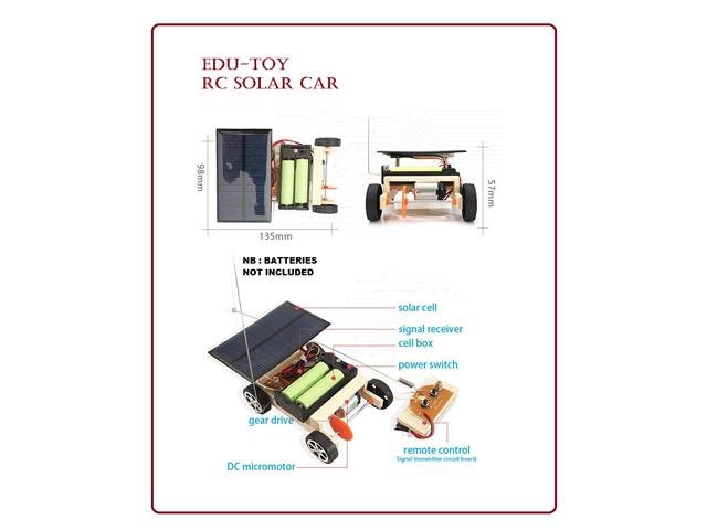EDU - TOY RC SOLAR CAR - Educational Kits -