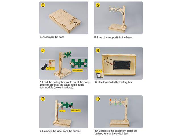 EDU-TOY TRAFFIC LIGHT KIT T1 - Educational Kits -