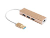 USB2.0 3PORT HUB WITH LAN PORT - USB Hubs, Adaptors, & Extenders -