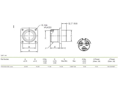 XY3102A-10SL-3P - MIL-Spec / MIL-Type -