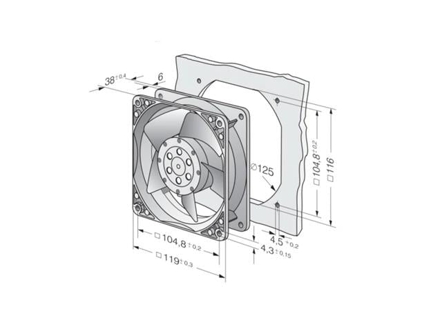 FANAC230120-38 PAPST - Fans -