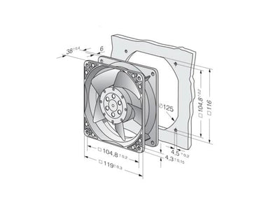 FANAC230120-38 PAPST - Fans -