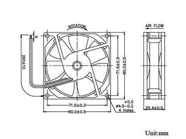 FANDC024080-25B - Fans -