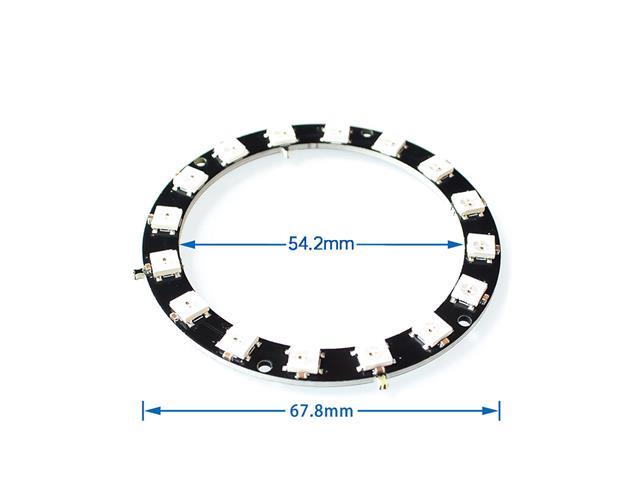 HKD WS2812 NEOPIXEL RING-16 LED - LED Displays -