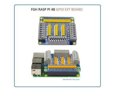 FGH RASP PI 4B GPIO EXT BOARD - Breakout boards / Shields / Modules -