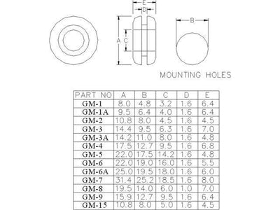GM-1A - Cable Fasteners & Fixings -