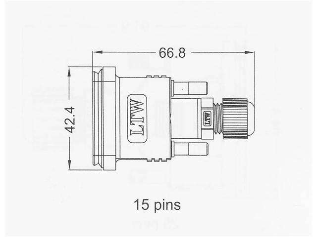 HDB-15BMMA-SL7001 - Interface Connectors -