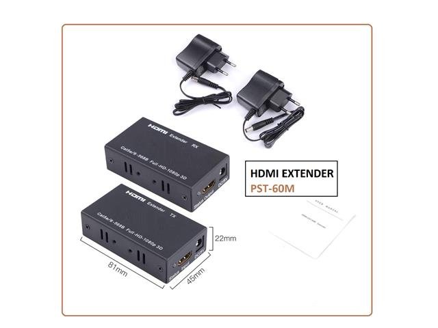 HDMI EXTENDER PST-60M - TV, Video & DSTV Accessories -