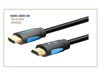 HDMI-HDMI 3M 4K ULTRA GP60HZ - Audio / Video Leads -
