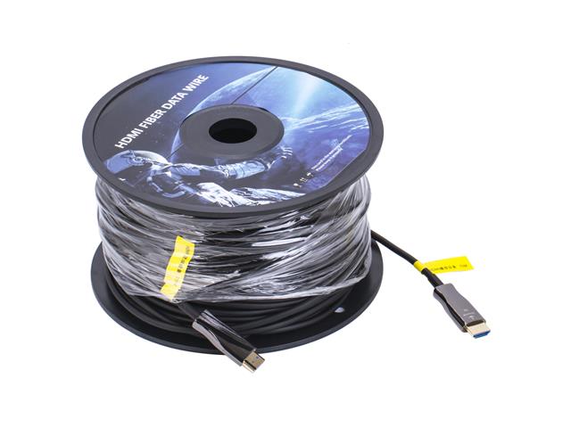 HDMI-HDMI ACTIVE 4K FIBER 50M - Audio / Video Leads -