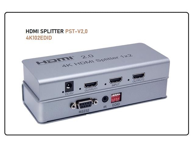HDMI SPLITTER PST-V2,0 4K102EDID - TV, Video & DSTV Accessories -