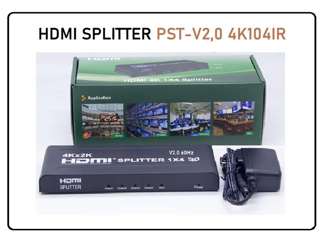 HDMI SPLITTER PST-V2,0 4K104IR - TV, Video & DSTV Accessories -