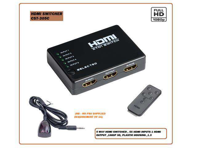 HDMI SWITCHER CST-305C - TV, Video & DSTV Accessories -