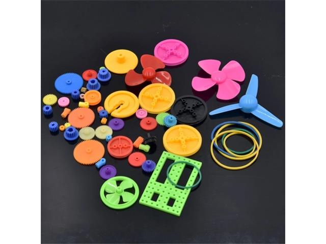 HKD 55X COLOUR PLASTIC GEAR KIT - Robot Clutches & Gears -
